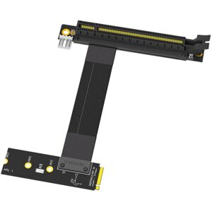 Tlily - Riser Cable M.2 nvme to pcie X16 Adapter Graphics Extension 90 Degree pci Express 3.0 16X m Key a Tlily - Riser Cable M.2 nvme to pcie X16 Adapter Graphics Extension 90 Degree pci Express 3.0 16X m Key a