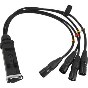 TLILY RJ45 CAT5 Shielded Cable to 4 Channel 3-Pin XLR Male Connectors TLILY RJ45 CAT5 Shielded Cable to 4 Channel 3-Pin XLR Male Connectors