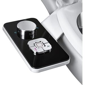 TONCHEAN Rociador de bidé no eléctrico con boquillas dobles retráctiles y autolimpiables – Limpieza frontal y posterior – Botón de agua fría ajustable TONCHEAN Rociador de bidé no eléctrico con boquillas dobles retráctiles y autolimpiables – Limpieza frontal y posterior – Botón de agua fría ajustable
