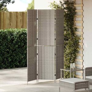 Room Divider Folding Manual Grey 147 x 180 cm Poly Rattan Vidaxl Room Divider Folding Manual Grey 147 x 180 cm Poly Rattan Vidaxl