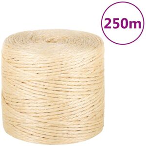 Rope 100% Sisal 4 mm 250 m Vidaxl Rope 100% Sisal 4 mm 250 m Vidaxl
