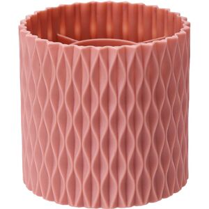 GROOFOO Rotating Pen Holder Desktop Makeup Brush Storage Organizer Plastic Home Decoration for Cosmetics Pencil Pink GROOFOO Rotating Pen Holder Desktop Makeup Brush Storage Organizer Plastic Home Decoration for Cosmetics Pencil Pink