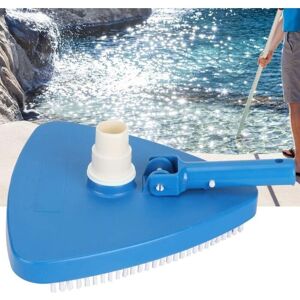 TINOR Rotating Pool Cleaner Manual Triangular Portable Weighted Triangular Shape Swimming Pool Vacuum Head Brush Cleaning Tool Accessories for Home Yard TINOR Rotating Pool Cleaner Manual Triangular Portable Weighted Triangular Shape Swimming Pool Vacuum Head Brush Cleaning Tool Accessories for Home Yard