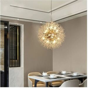 Dewdat - Round Shape Modern Led Dandelion Sputnik Chandelier Fireworks Ceiling Hanging Lights For Home Living Room 8 Heads Dewdat - Round Shape Modern Led Dandelion Sputnik Chandelier Fireworks Ceiling Hanging Lights For Home Living Room 8 Heads