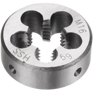 WOIYIC Round Thread Dies, Metric Thread M16 x 2 (Right), High-Speed Steel (HSS) Screw Cutting Die Repair Tool WOIYIC Round Thread Dies, Metric Thread M16 x 2 (Right), High-Speed Steel (HSS) Screw Cutting Die Repair Tool