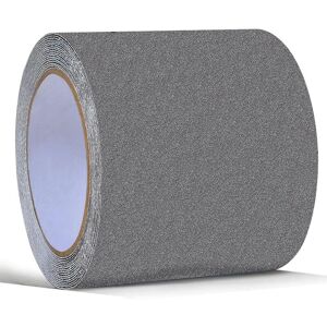 SERBIA Ruban antidérapant gris à haute traction pour marches intérieures et extérieures, rampes, allées et terrasses, 4' x 5m SERBIA Ruban antidérapant gris à haute traction pour marches intérieures et extérieures, rampes, allées et terrasses, 4' x 5m