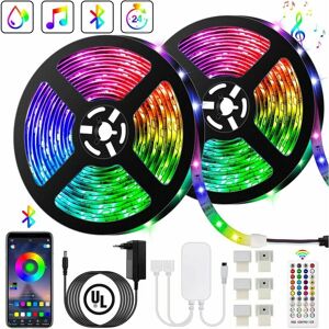 TRIMEC Ruban led Bleutooth,10M Bande led 300 LEDs 5050 rgb Étanche,Contrôlé par app du Smartphone, Synchroniser avec Rythme de Musique/Fonction de Minuterie TRIMEC Ruban led Bleutooth,10M Bande led 300 LEDs 5050 rgb Étanche,Contrôlé par app du Smartphone, Synchroniser avec Rythme de Musique/Fonction de Minuterie