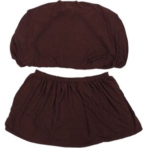 GROOFOO RV Dinette Cushion Cover Waterproofing Fully Wrapped Elastic Sofa Seat Protector for RV Camping Vehicles Trailer Deep Coffee GROOFOO RV Dinette Cushion Cover Waterproofing Fully Wrapped Elastic Sofa Seat Protector for RV Camping Vehicles Trailer Deep Coffee