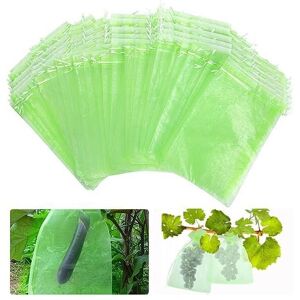 COOCHEER Fruit Protection Bags, Grape Protection Bags, Breathable Organza Bags with Drawstring, to Protect Fruit Bouquets from Hornets and Birds/Pack of COOCHEER Fruit Protection Bags, Grape Protection Bags, Breathable Organza Bags with Drawstring, to Protect Fruit Bouquets from Hornets and Birds/Pack of