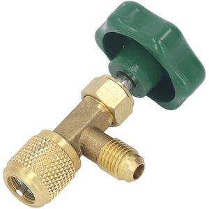 WOIYIC SAE 1/4in Air Conditioning Refrigerant Valve, ABS Copper Anti-Leak Refrigerant Tank Valve for Replacement, Air Conditioning Part WOIYIC SAE 1/4in Air Conditioning Refrigerant Valve, ABS Copper Anti-Leak Refrigerant Tank Valve for Replacement, Air Conditioning Part