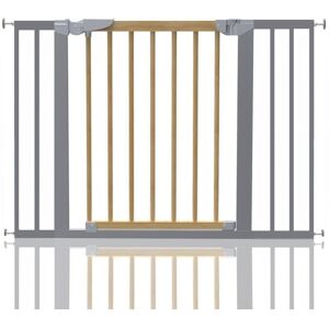 Safetots - Beechwood and Metal Pressure Fit Safety Stair Gate, 103.2cm - 110.6cm, Safety Gate for Baby, Stylish Design Safetots - Beechwood and Metal Pressure Fit Safety Stair Gate, 103.2cm - 110.6cm, Safety Gate for Baby, Stylish Design