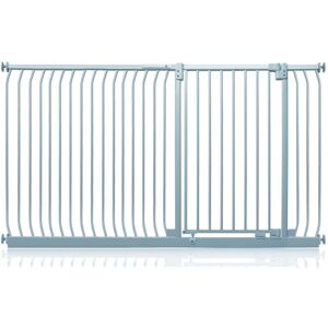 Safetots - Extra Tall Elite Safety Gate, 189cm - 198cm, Matt Grey, Extra Tall 96.8cm in Height, Pressure Fit Stair Gate Safetots - Extra Tall Elite Safety Gate, 189cm - 198cm, Matt Grey, Extra Tall 96.8cm in Height, Pressure Fit Stair Gate