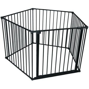 Safetots - Premium Multi Panel Play Den, Pentagon, Black, 70cm High, 5 Panels, 1x72cm Door Panel and 4x72cm Side Panels, Playpen Safetots - Premium Multi Panel Play Den, Pentagon, Black, 70cm High, 5 Panels, 1x72cm Door Panel and 4x72cm Side Panels, Playpen