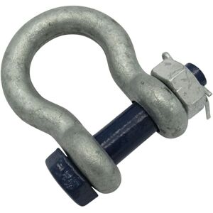 Securefix Direct - Safety Pin Bow Shackle - 55 Ton Galvanised 70MM 55000KG Omega Securefix Direct - Safety Pin Bow Shackle - 55 Ton Galvanised 70MM 55000KG Omega