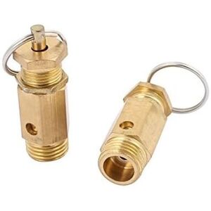 Gotrays - Safety Valve Air Compressor Pressure Limiting Valve 13mm Male Pack of 2 Gotrays - Safety Valve Air Compressor Pressure Limiting Valve 13mm Male Pack of 2
