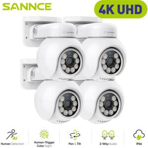 SANNCE 8MP PoE Security Outdoor Camera with Smart Detection Two-Way Audio IP66 SANNCE 8MP PoE Security Outdoor Camera with Smart Detection Two-Way Audio IP66