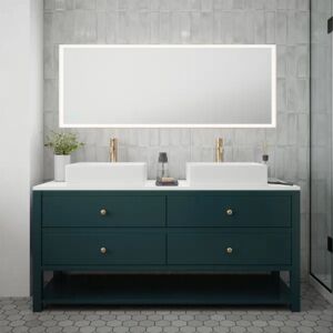 Fnx Bathrooms - Saturn 1 Tunable led Mirror - 1500 x 600 x 28mm IP44 Rated Diffused Border Dimmable Demister Fnx Bathrooms - Saturn 1 Tunable led Mirror - 1500 x 600 x 28mm IP44 Rated Diffused Border Dimmable Demister