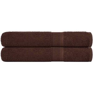 Sauna Towels 2 pcs Brown 80x200 cm 360 gsm 100% Cotton vidaXL Sauna Towels 2 pcs Brown 80x200 cm 360 gsm 100% Cotton vidaXL