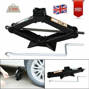 Briefness - Scissor Jack and Wrench 2 Ton with Speed Handle - Tyre Repair Rustproof Tools Kit Lift Jacks 5-Year Guarantee for Cars/Caravans/Honda Briefness - Scissor Jack and Wrench 2 Ton with Speed Handle - Tyre Repair Rustproof Tools Kit Lift Jacks 5-Year Guarantee for Cars/Caravans/Honda