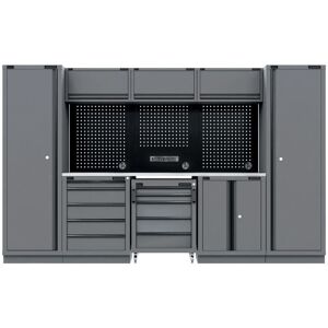 Sealey - APMSBESTACK01SS Superline pro Black Edition Storage System with Stainless Worktop 3.24m Sealey - APMSBESTACK01SS Superline pro Black Edition Storage System with Stainless Worktop 3.24m