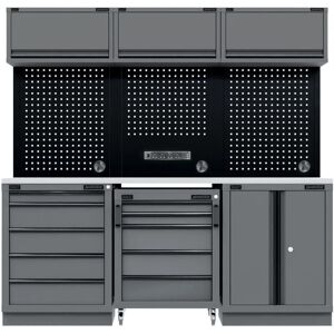 Sealey - APMSBESTACK03SS Superline pro Black Edition Storage System with Stainless Worktop 2.04m Sealey - APMSBESTACK03SS Superline pro Black Edition Storage System with Stainless Worktop 2.04m