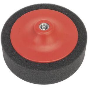 PTC/CH/M14-P 150 x 50mm Buffing & Polishing Foam Head M14 x 2mm - Black/Soft - Sealey PTC/CH/M14-P 150 x 50mm Buffing & Polishing Foam Head M14 x 2mm - Black/Soft - Sealey