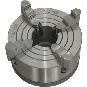 Sealey - SM27FJC Independent Chuck with Back Plate 4-Jaw Sealey - SM27FJC Independent Chuck with Back Plate 4-Jaw