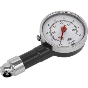 Sealey - TST/PG97 Tyre Pressure Gauge Dial Type 0-4.5bar(0-60psi) Sealey - TST/PG97 Tyre Pressure Gauge Dial Type 0-4.5bar(0-60psi)