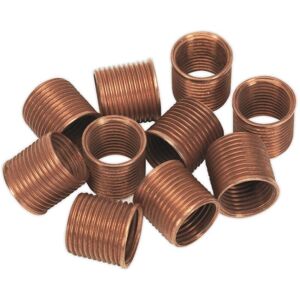 Sealey - Thread Insert M14 x 1.25mm 15mm for VS301 Pack of 10 VS301.15 Sealey - Thread Insert M14 x 1.25mm 15mm for VS301 Pack of 10 VS301.15