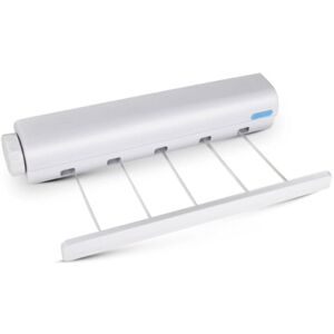 Serbia - Séchoir mural intérieur et extérieur, Etendoir à Linge extensible jusqu'à 3.7m Serbia - Séchoir mural intérieur et extérieur, Etendoir à Linge extensible jusqu'à 3.7m