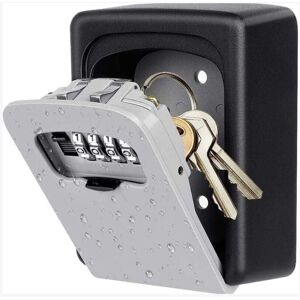 Csparkv - Secure Key Box, Wall Mounted Key Box, High Security 4 Digit Code Key Box Waterproof and Rustproof, for Indoor Outdoor Home Office Garage Csparkv - Secure Key Box, Wall Mounted Key Box, High Security 4 Digit Code Key Box Waterproof and Rustproof, for Indoor Outdoor Home Office Garage