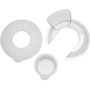 TLILY Secure Pouring Shield & Mixers Bowl Covers Mixer Splatter Guard Lids TLILY Secure Pouring Shield & Mixers Bowl Covers Mixer Splatter Guard Lids