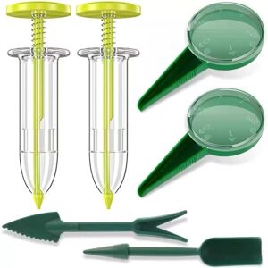 BEIJIYI Seed Dispenser, 6-Piece Mini Seed Seeder, Seed Seeder, Manual Garden Seed Seeder, Small Seed Seeding Tool, Planting, Vegetables, Flowers BEIJIYI Seed Dispenser, 6-Piece Mini Seed Seeder, Seed Seeder, Manual Garden Seed Seeder, Small Seed Seeding Tool, Planting, Vegetables, Flowers