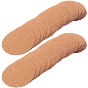 Tlily - Self-Adhesive Cork Coasters, Backing Sheets for Mats and diy Supplies (120 Pieces, Round) Tlily - Self-Adhesive Cork Coasters, Backing Sheets for Mats and diy Supplies (120 Pieces, Round)