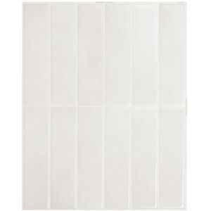 BEIJIYI Self-adhesive kitchen and bathroom backsplash, wall tile sticker, self-adhesive tiles white-grey, set of 5 sheets, 29 x 22.86 cm BEIJIYI Self-adhesive kitchen and bathroom backsplash, wall tile sticker, self-adhesive tiles white-grey, set of 5 sheets, 29 x 22.86 cm