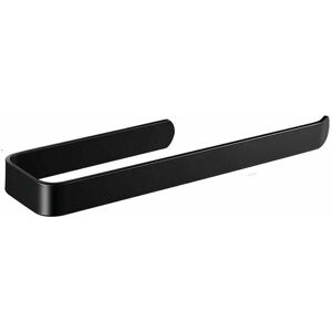 Dewdat - Self-adhesive stainless steel towel rail for bathroom and kitchen - 33.5 cm - Black - self-adhesive Dewdat - Self-adhesive stainless steel towel rail for bathroom and kitchen - 33.5 cm - Black - self-adhesive