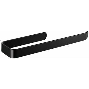 Alwaysh - Self-adhesive stainless steel towel rail for bathroom and kitchen - 33.5 cm - Black - self-adhesive Alwaysh - Self-adhesive stainless steel towel rail for bathroom and kitchen - 33.5 cm - Black - self-adhesive