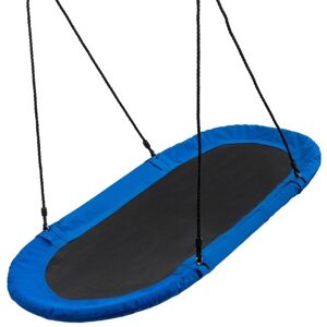 COSTWAY Oval Swing 60’’ Tree Swing with 40’’- 63’’ Adjustable Heights-Blue COSTWAY Oval Swing 60’’ Tree Swing with 40’’- 63’’ Adjustable Heights-Blue