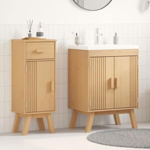 Bathroom Furniture Set with Door 2 pcs Brown 114 x 43 x 73.5 cm Vidaxl Bathroom Furniture Set with Door 2 pcs Brown 114 x 43 x 73.5 cm Vidaxl