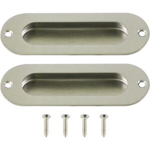 Aougo - Set of 2 pcs Recessed Handles for Sliding Door inox Sliding Door Handles Aougo - Set of 2 pcs Recessed Handles for Sliding Door inox Sliding Door Handles