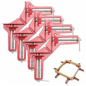Mumu - Set of 4 90 Degree Right Angle Clamps, Adjustable Wood Corner Clamps for Multi Picture Frames, Carpentry, Welding. Mumu - Set of 4 90 Degree Right Angle Clamps, Adjustable Wood Corner Clamps for Multi Picture Frames, Carpentry, Welding.