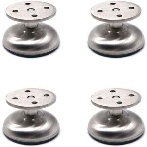YMYNY Set of 4 adjustable furniture legs, 3.8 cm long, extra thick, made of stainless steel, support feet for sofa cabinets, support feet for bathroom YMYNY Set of 4 adjustable furniture legs, 3.8 cm long, extra thick, made of stainless steel, support feet for sofa cabinets, support feet for bathroom