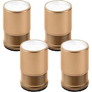 CYSLMUK Set of 4 Adjustable Metal Furniture Risers, Bed Leg Risers, Furniture Legs for Chair, Table, Sofa, Cabinet, Bathroom Cabinet, Gold, Height CYSLMUK Set of 4 Adjustable Metal Furniture Risers, Bed Leg Risers, Furniture Legs for Chair, Table, Sofa, Cabinet, Bathroom Cabinet, Gold, Height