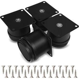 LINGHHANG Set of 4 Furniture Legs, 50mm Adjustable Stainless Steel Table Leg, Bathroom Furniture Legs Office Kitchen Furniture, Adjustable Height 0-15mm Come LINGHHANG Set of 4 Furniture Legs, 50mm Adjustable Stainless Steel Table Leg, Bathroom Furniture Legs Office Kitchen Furniture, Adjustable Height 0-15mm Come