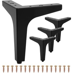 BEIJIYI Set of 4 Modern Triangle Metal Furniture Legs for Cabinet, Sofa, Chair, Ottoman 17cm BEIJIYI Set of 4 Modern Triangle Metal Furniture Legs for Cabinet, Sofa, Chair, Ottoman 17cm