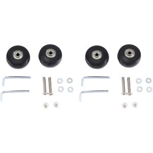 Tlily - Set of 4 Replacement Wheels for Luggage Suitcase 50 x 24 Mm, pu Swivel Casters, Steel Bearings, Repair Kits Tlily - Set of 4 Replacement Wheels for Luggage Suitcase 50 x 24 Mm, pu Swivel Casters, Steel Bearings, Repair Kits