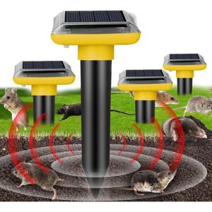 COOCHEER Set of 4 Solar Mouse Repellents - Mouse Repellent - Vole Repellent - Ultrasonic Mouse Repellent - Solar Mouse Repellent COOCHEER Set of 4 Solar Mouse Repellents - Mouse Repellent - Vole Repellent - Ultrasonic Mouse Repellent - Solar Mouse Repellent