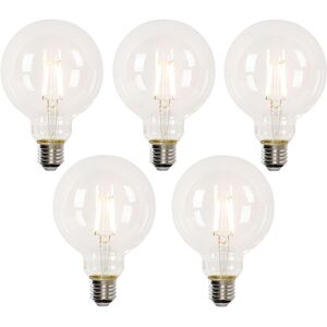 LUEDD Set of 5 Smart E27 led Bulbs G95 4.5W 470lm 2700-6500K LUEDD Set of 5 Smart E27 led Bulbs G95 4.5W 470lm 2700-6500K