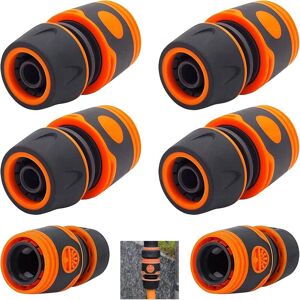 WOIYIC Set of 6 Quick-connect 1/2" heavy-duty garden hose fittings for garden tools, agriculture, lawns, and garden irrigation systems WOIYIC Set of 6 Quick-connect 1/2" heavy-duty garden hose fittings for garden tools, agriculture, lawns, and garden irrigation systems