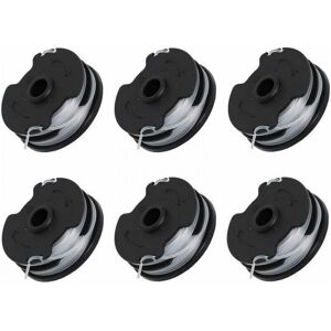 CYSLMUK Set of 6 replacement spools for Parkside cordless brushcutter PRTA 20-Li C3 IAN351753 CYSLMUK Set of 6 replacement spools for Parkside cordless brushcutter PRTA 20-Li C3 IAN351753